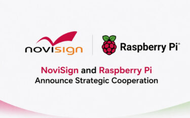 Novisign und Rapsberry Pi gehen eine strategische Partnerschaft ein. (Bild: Novisign)