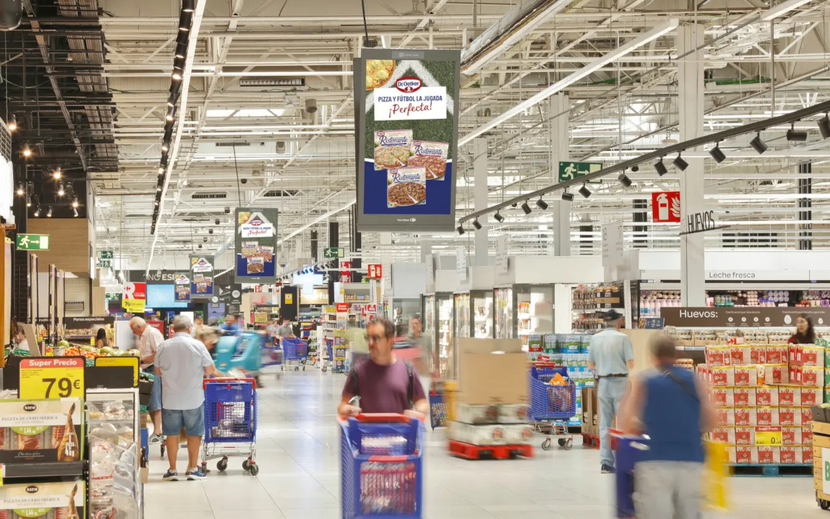 ISM Instore-Media-Kampagne für Dr. Oetker in Spanien. (Foto: ISM)