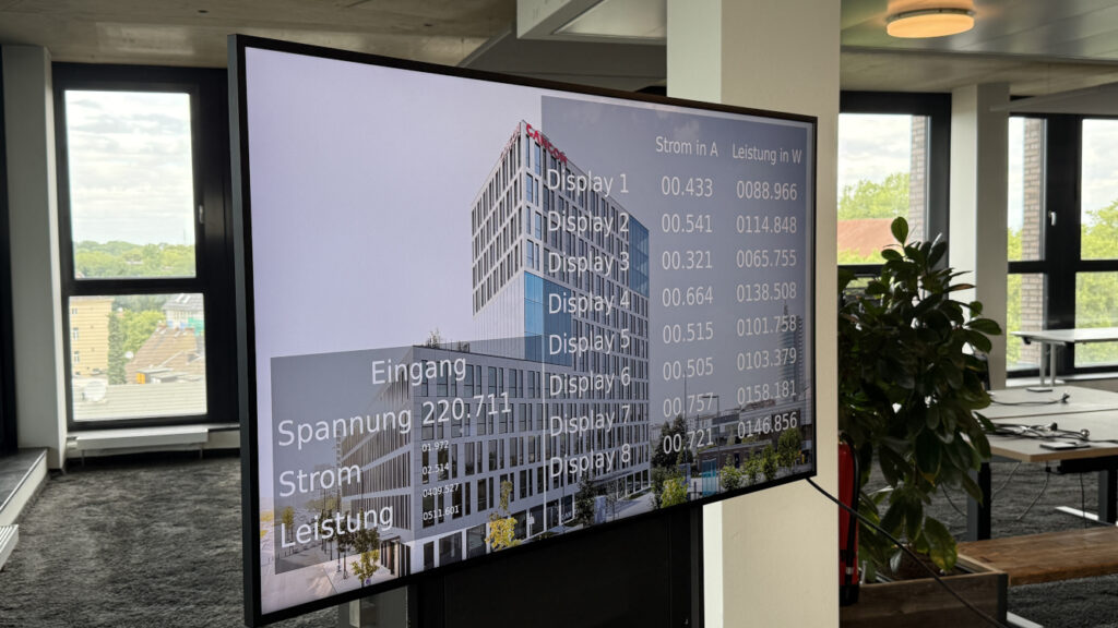 Display-Vergleichstest bei Cancom (Foto: Cancom)