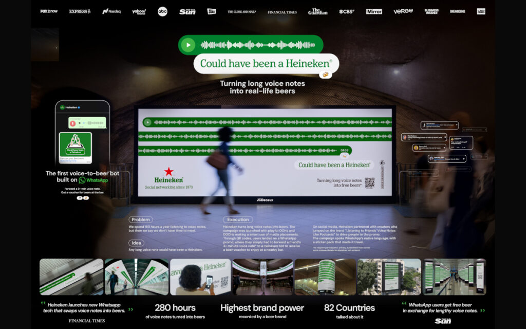 Kampagne "Could have been a Heineken" (Bild: Cannes Lions)