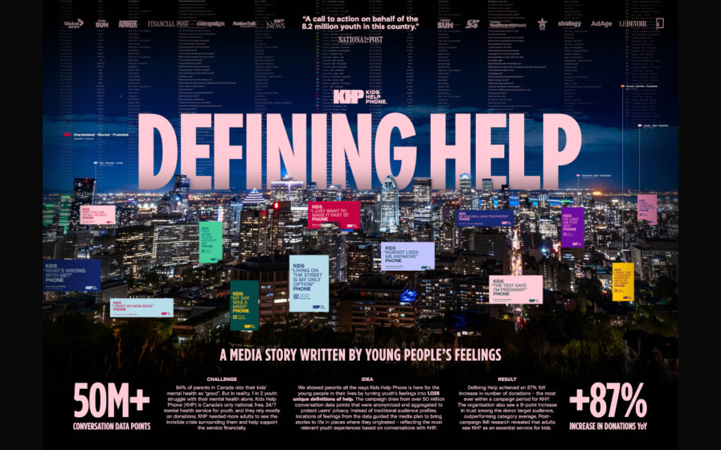 Kampagne "Defining Help" (Bild: Cannes Lions)