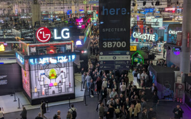 Szene von der ISE 2026 (Foto: invidis)