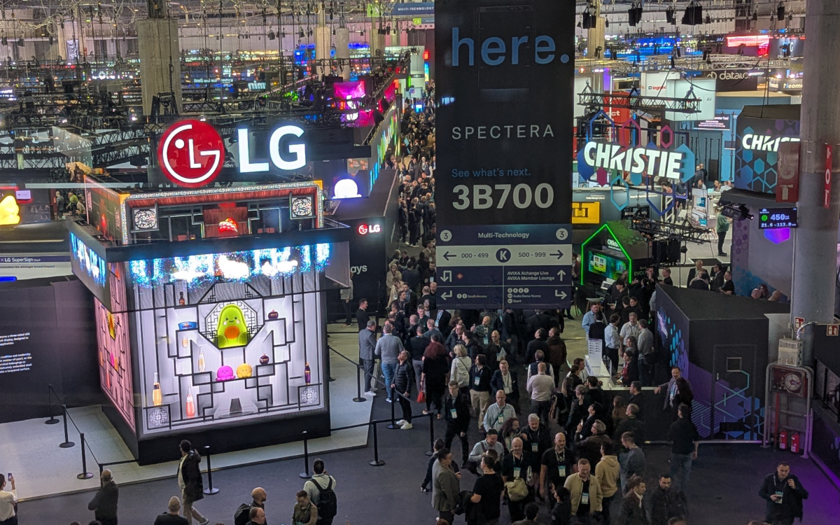 Szene von der ISE 2026 (Foto: invidis)