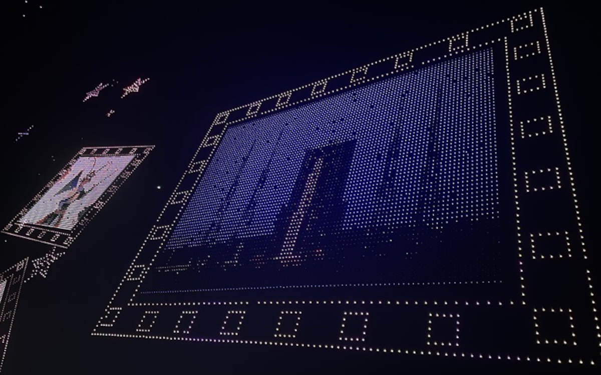Der Rekord für die Drohnenshow mit den meisten Drohnen liegt in China. (Foto: Yufengzhe Technology)