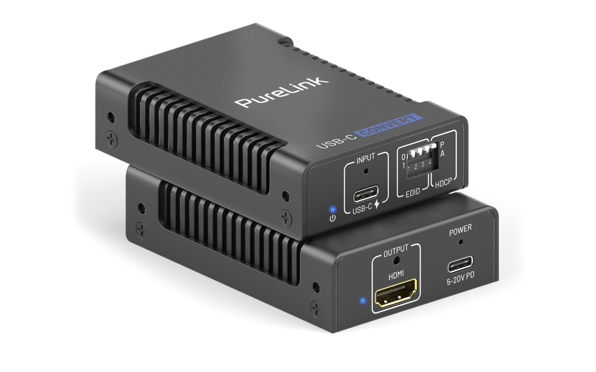 Neues USB-C-Adaptertool von Purelink (Bild: PureLink)