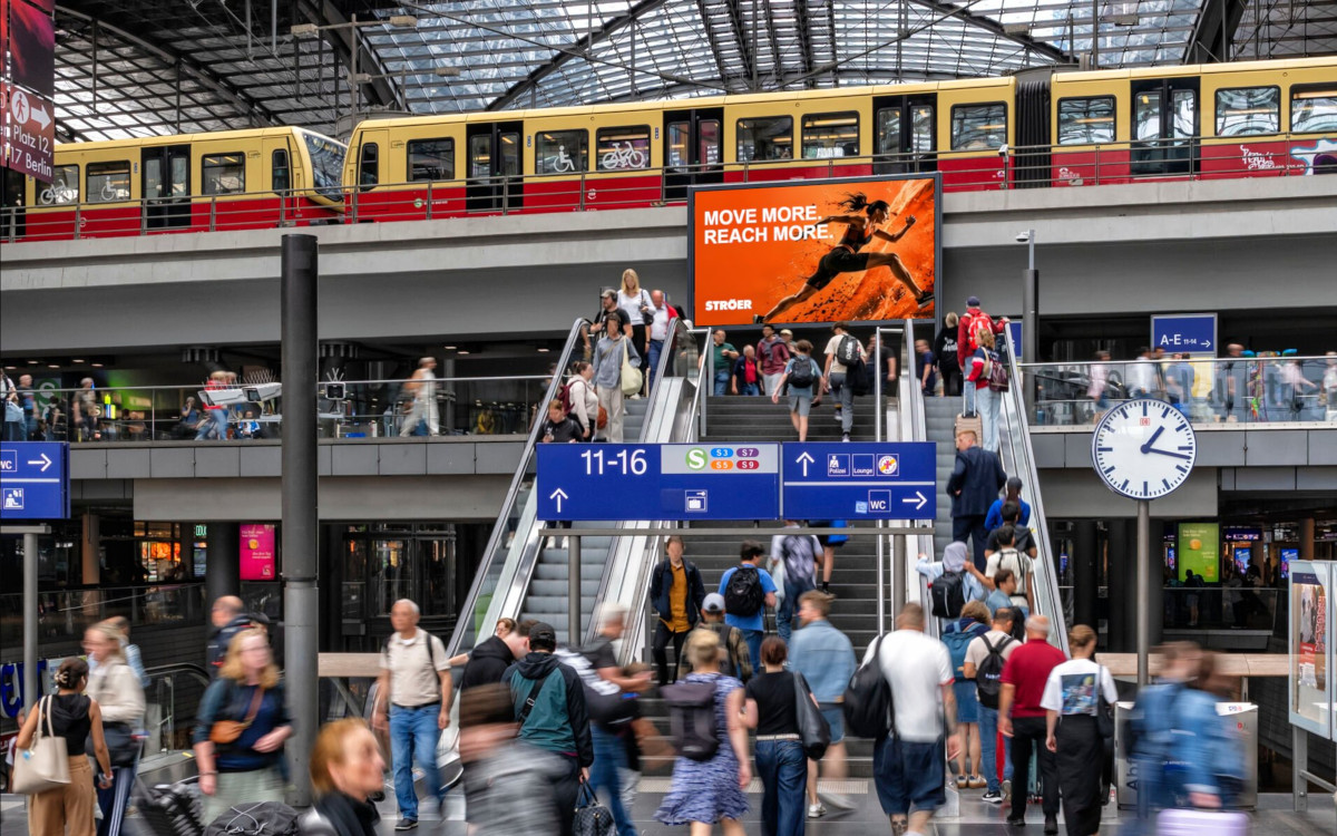 Bei Ströer sind nun alle Video-DooH-Screens in einer Produktkategorie zusammengefasst. (Foto: Ströer)
