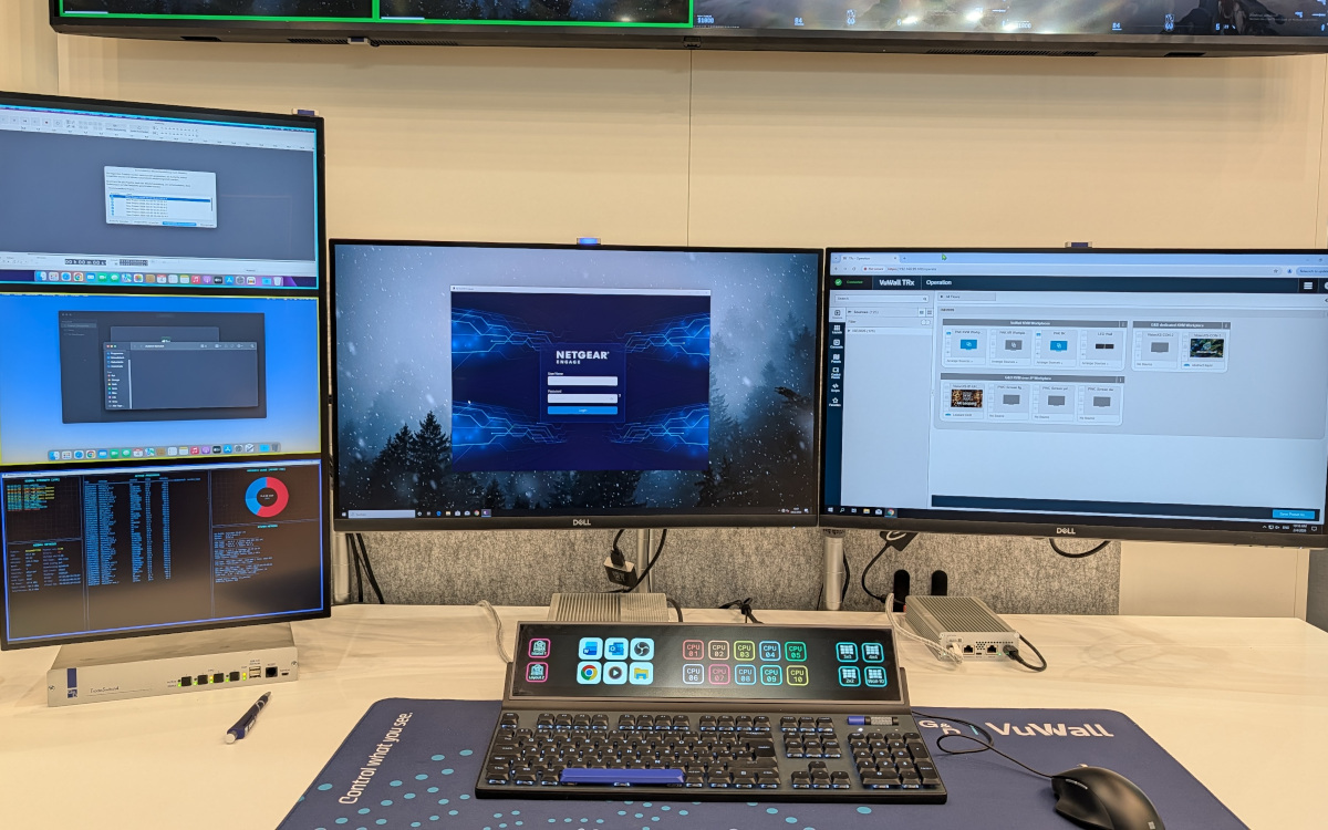 Das neue Commandkeyboard-Advanced von Vuwall (Foto: Panoptec Group)
