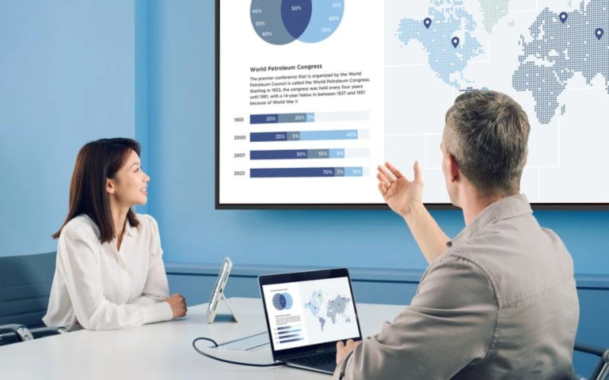 Unter anderem die Commercial Displays der CDEG-Serie von Viewsonic wurden auf der Infocomm 2026 ausgezeichnet. (Foto: ViewSonic)