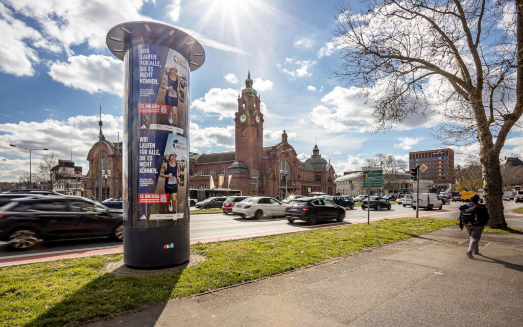 Auch OoH-Flächen können gebucht werden. (Foto: awk AUSSENWERBUNG)