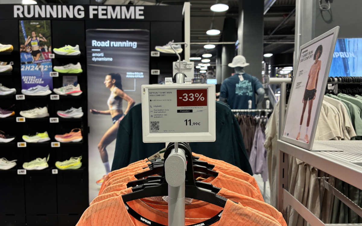 Vusion beliefert Decathlon an 700 Standorten in 54 Ländern mit ESLs. (Foto: Vusion)