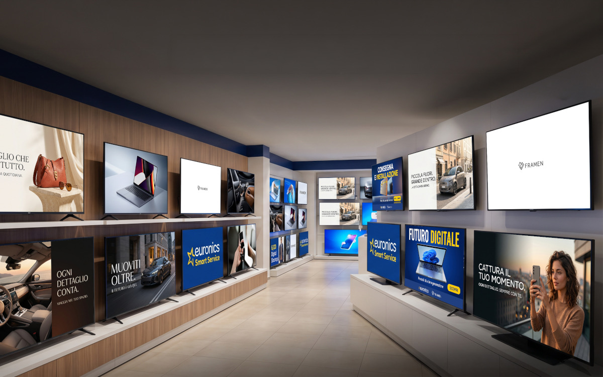 Framen vermarktet für Euronics Italia das Retail-Media-Netzwerk. (Foto: FRAMEN)