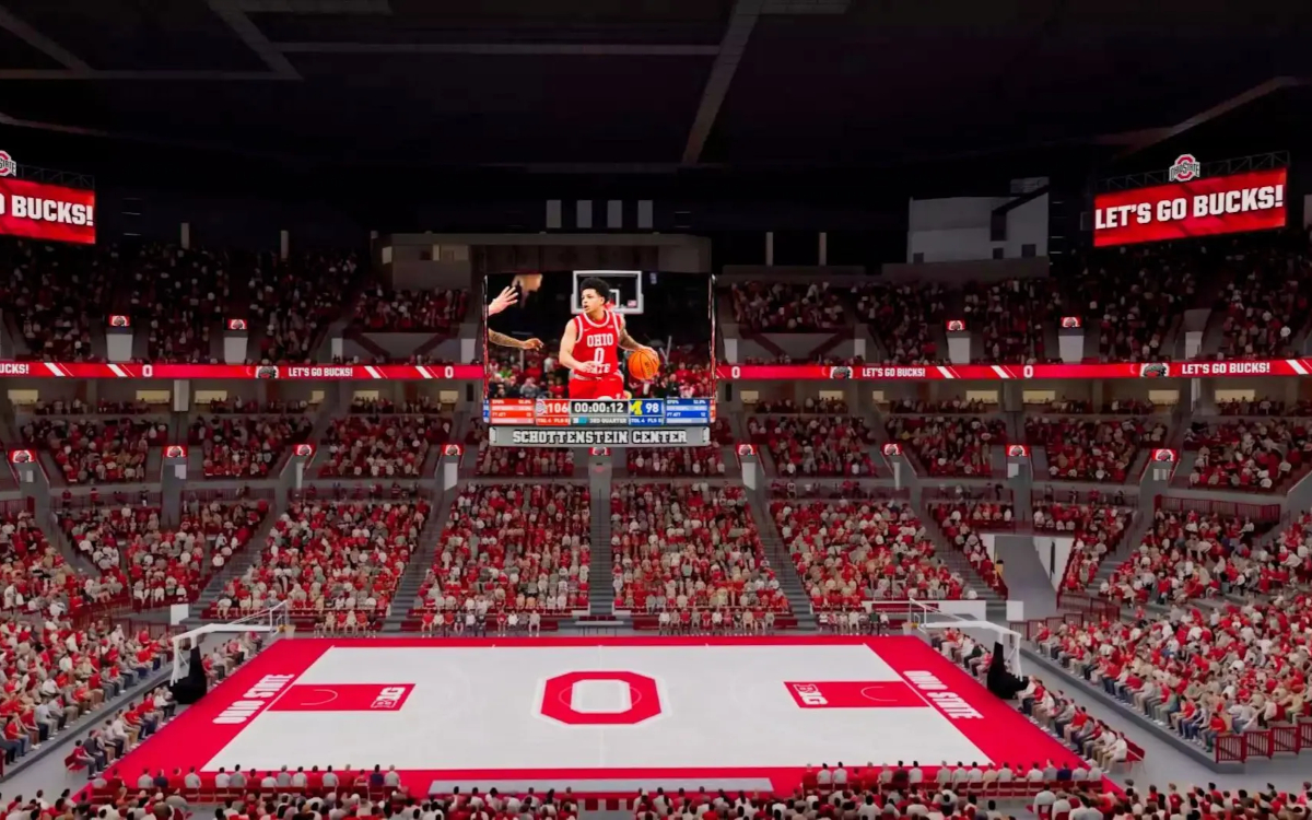Das Rendering zeigt, wie das Ergebnis in der Arena aussehen soll. (Foto: Anthony James Partners)