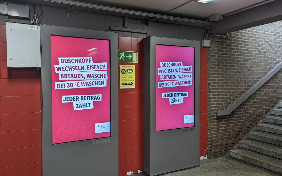 Kampagne aus 2022 des Bundeswirtschaftsministeriums . (Foto: invidis)