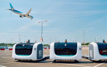 Ein neuer Parkservice mit Robotern steht Passagieren des Flughafens London-Gatwick zur Verfügung. (Foto: Stanley Robotics)