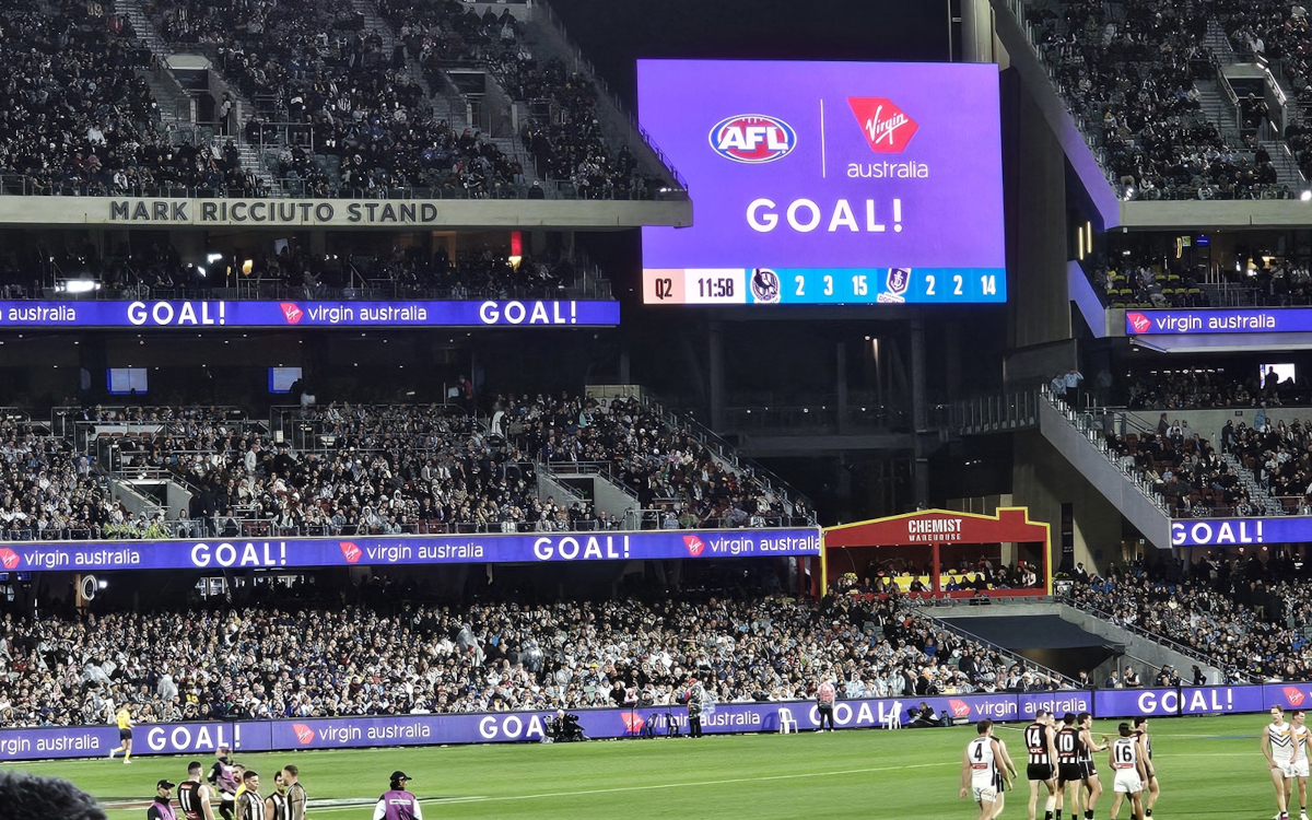 Daktronics installiert fünf neue LEDs im Adelaide Oval. (Foto: Daktronics)