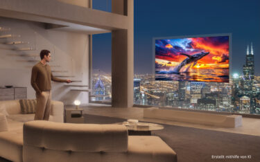 Der ultradünne LG Wallpaper TV W6 ist eines der TV-Highlights, die LG auf der IFA 2026 in Berlin zeigt. (Foto: LG Electronics)