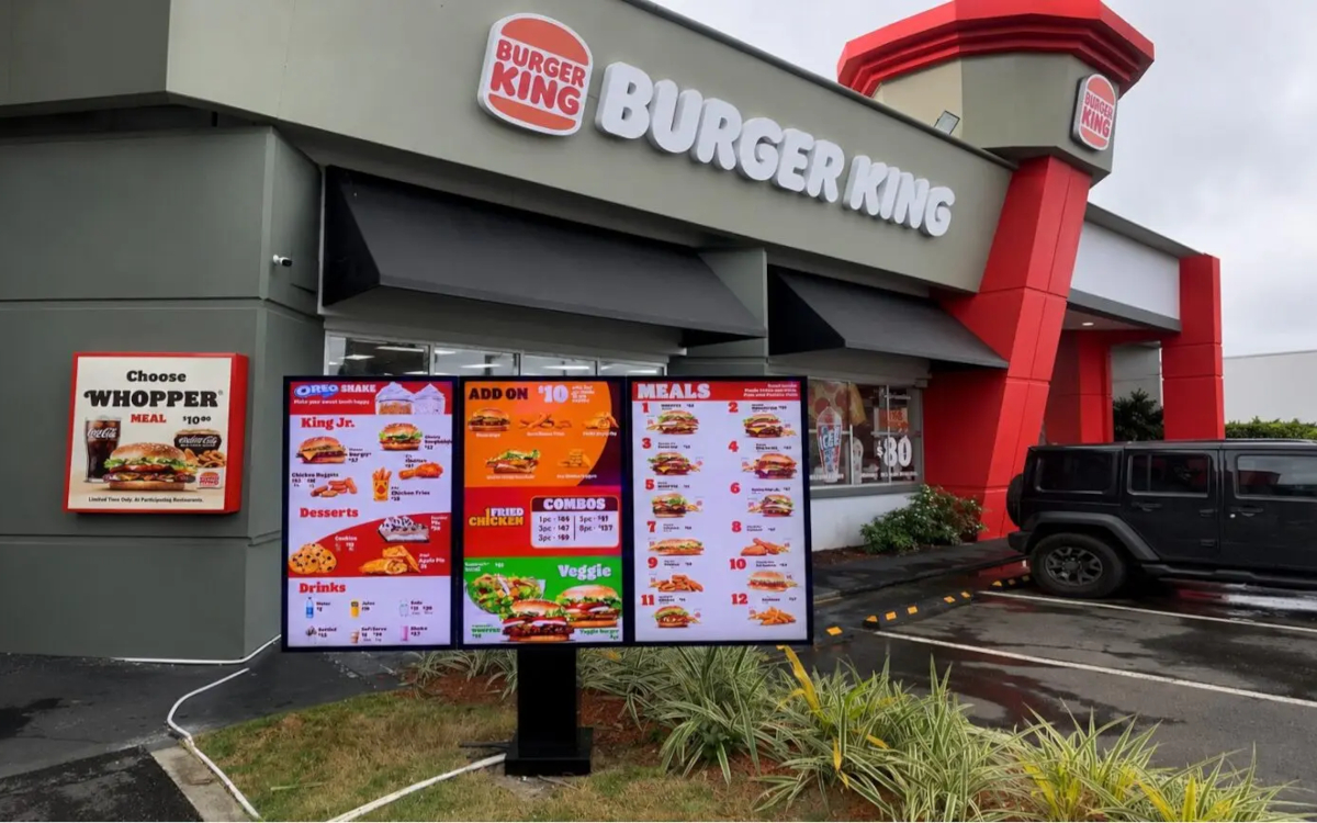 Palmer Digital Group beliefert Burger King mit Screens für Drive Thrus in USA und Kanada. (Foto: Palmer Digital Group)