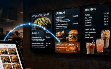Das POS-System Toast kann nun von Novisign-Displays ausgelesen werden. (Foto: Novisign)