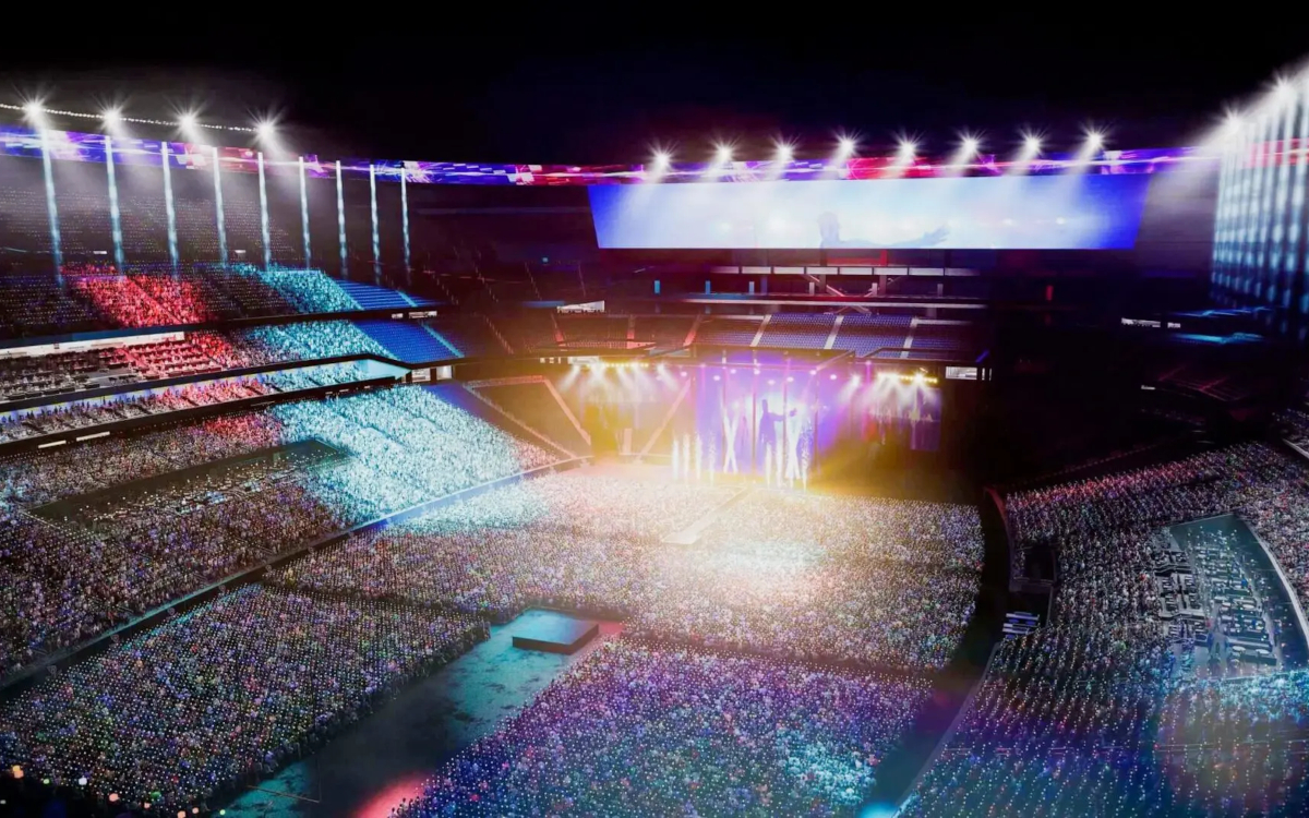 Concept-Rendering des neuen Nissan Stadium, das 2027 eröffnet werden soll. (Bild: Tennessee Titans / MANICA Architecture)