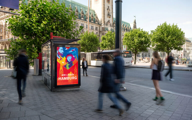 Wall verlängert den Hauptwerberechtsvertrag mit Hamburg um 15 Jahre und baut den Bestand an Fahrgastunterständen aus. (Foto: JCDecaux)