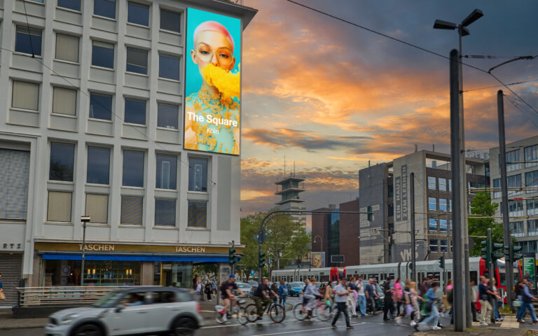 "The Square" eröffnet als Premium-DooH-Standort ab September 2026 seine Fläche für Werbetreibende. (Foto: Ströer)