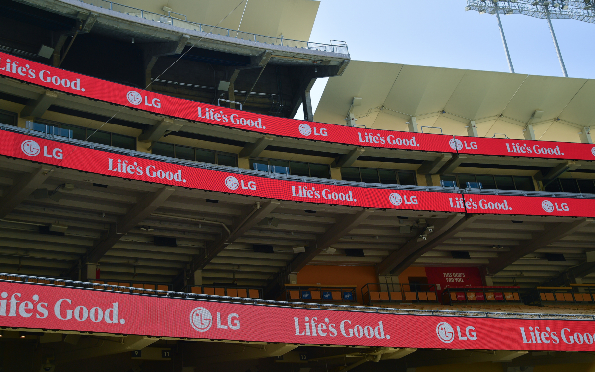 LG Electronics und die Los Ageles Dodgers haben ihre Partnerschaft verlängert. (Foto: LG Electronics)