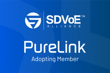 Purelink ist der SDVoE-Allianz beigetreten (Logos: SDVoE Alliance / PureLink