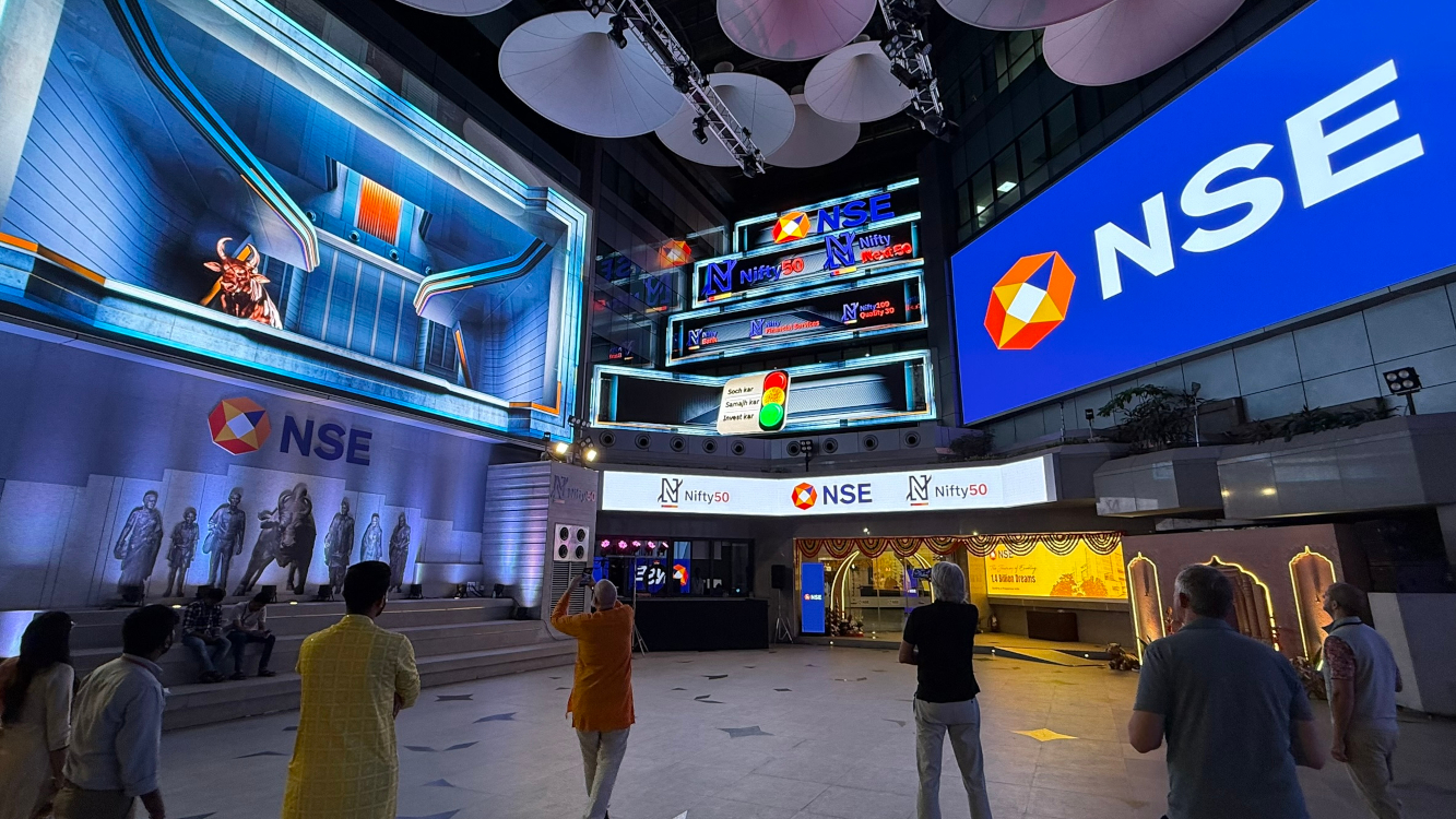 LED in der NSE in Mumbai (Foto: invidis)