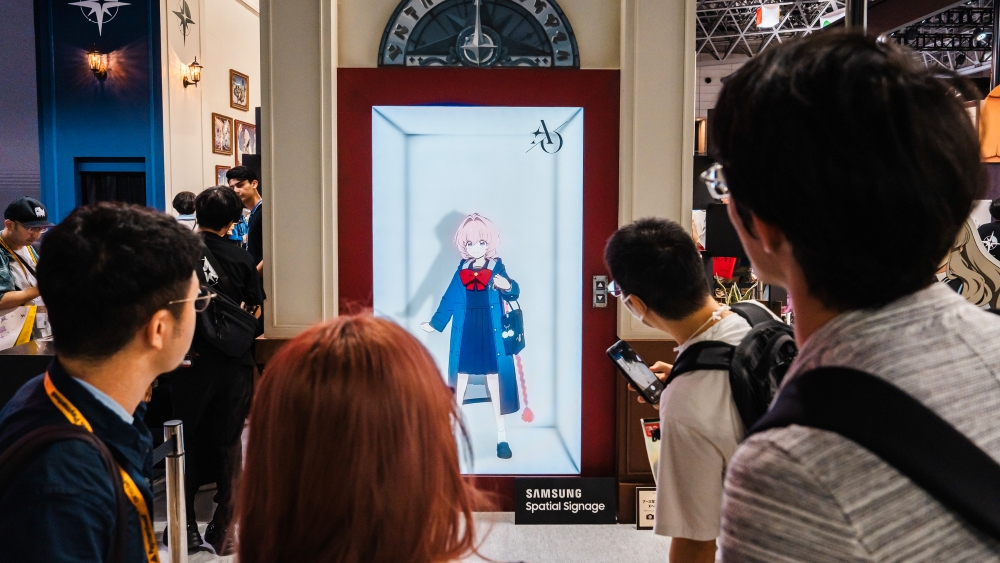 Spatial Screens auf der Tokyo Game Show (Foto: Samsung)
