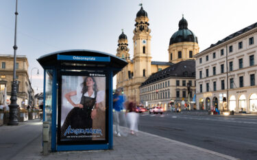 Angermeier-Kampagne am Odeonsplatz (Foto: Lehof)