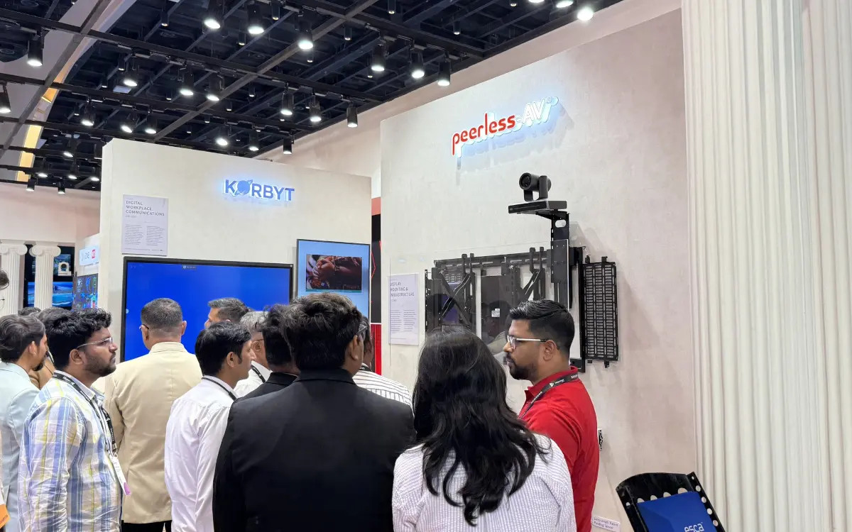 Auf der Infocomm India 2026 (Foto: invidis)
