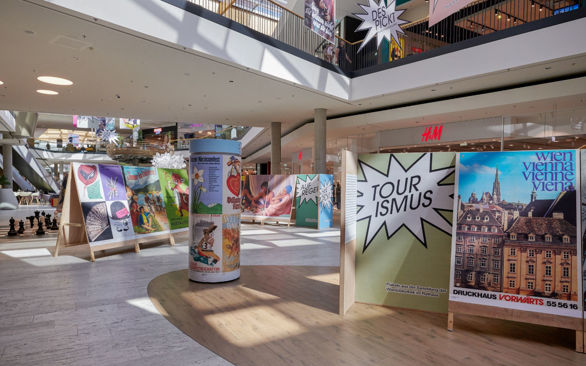 Plakatausstellung "Des Pickt" im Huma Eleven in Wien (Foto: Gewista)