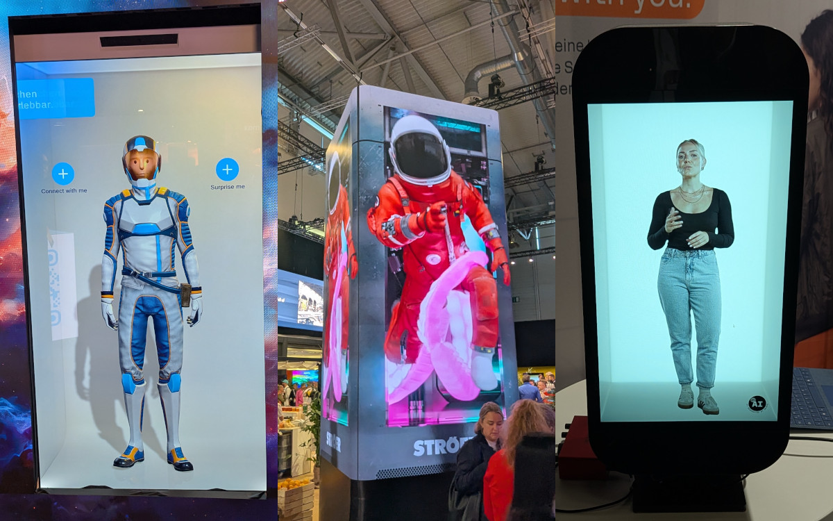 Verschiedenes 3D-Signage auf der Dmexco (Fotos: invidis)