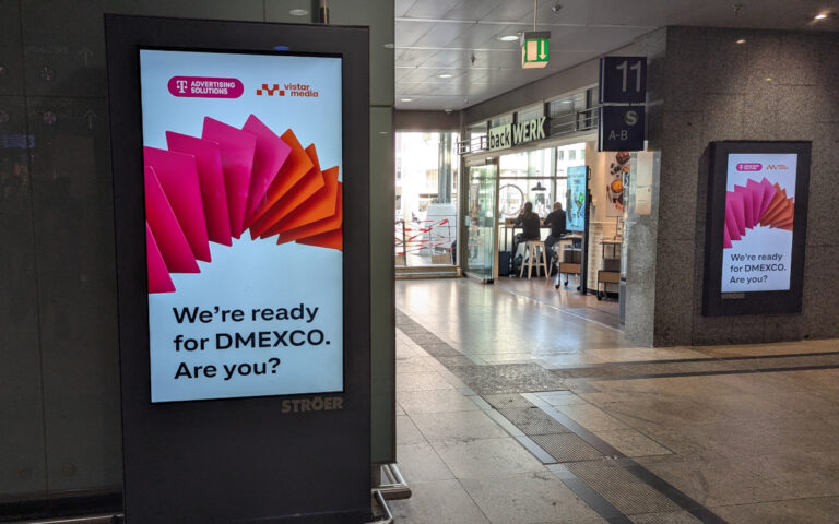 DooH-Kampagne von T Advertising Solutions zur Dmexco (Foto: invidis)