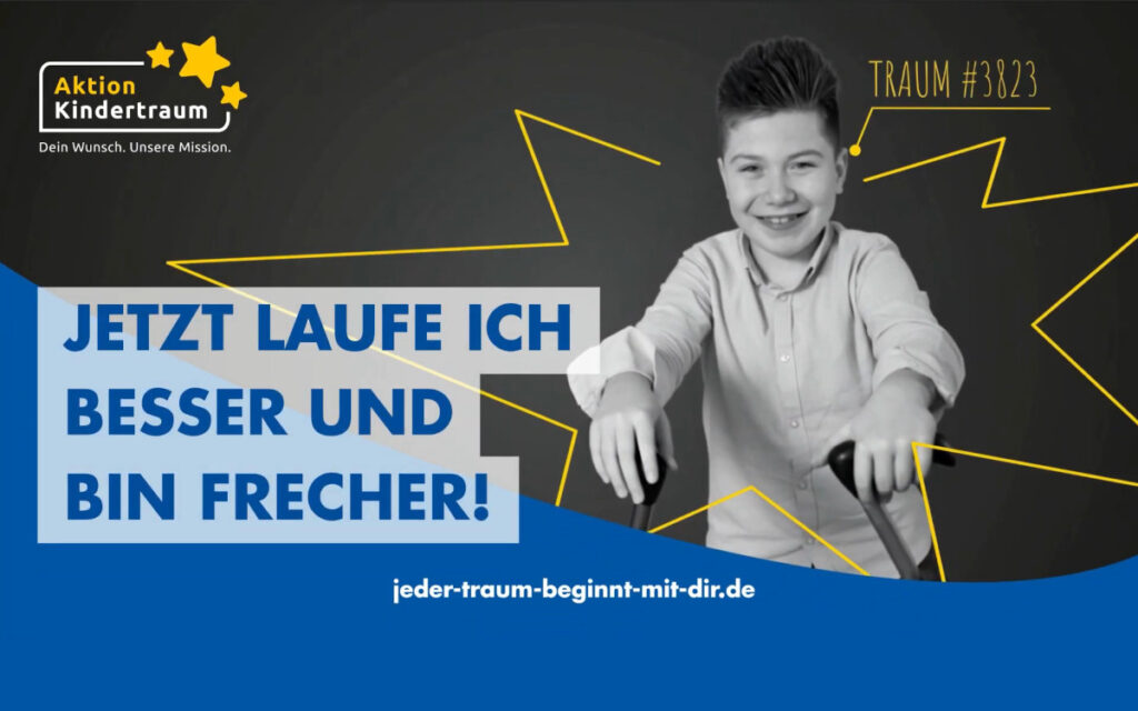 Motiv der Aktion-Kindertraum-Kampagne (Bild: Aktion Kindertraum)
