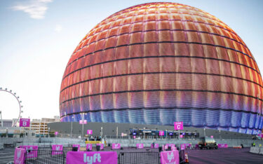 Lyft ist der neue Rideshare-Partner der Sphere. (Foto: Sphere Entertainment)