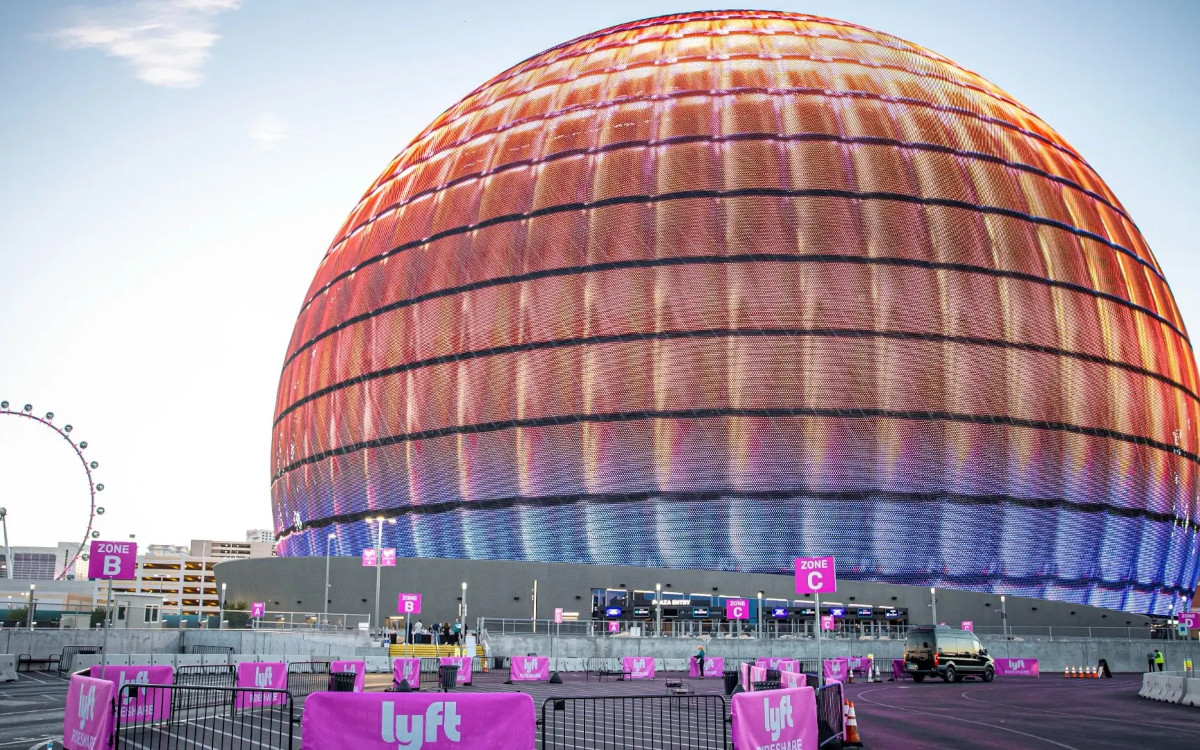 Lyft ist der neue Rideshare-Partner der Sphere. (Foto: Sphere Entertainment)