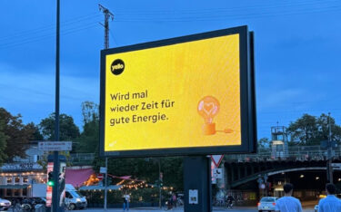 Yello startet seine neue Kommunikationskampagne mit simpler Botschaft und gelber Gestaltung. (Foto: Yello)