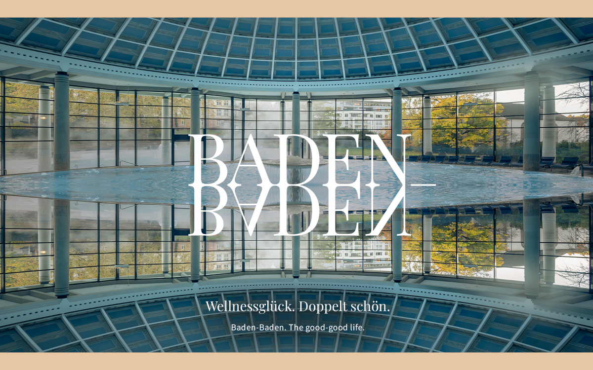 Baden-Baden bewirbt seine neue Markenkampagne auch über Digital-out-of-Home-Screens in deutschen Städten. (Foto: Baden-Baden Tourismus)