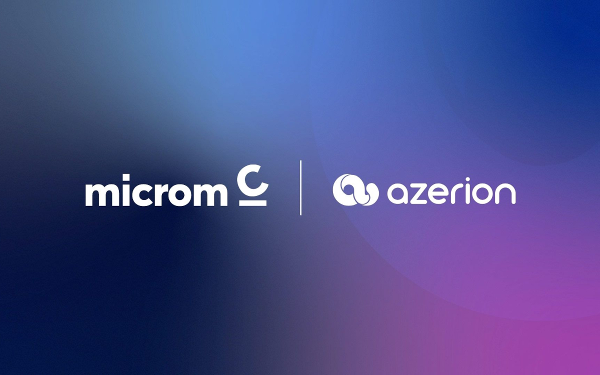 Microm und Azerion verknüpfen das PLZ-8-Raster mit der Hawk DSP für kanalübergreifendes Targeting. (Logos: micron / Azerion)