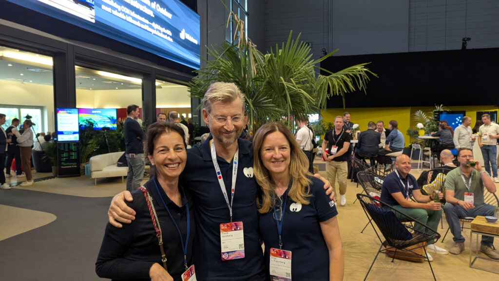 Nadia Abou El Ela, Frank Goldberg und Anja von Fraunberg vom IDOOH (Foto invidis)