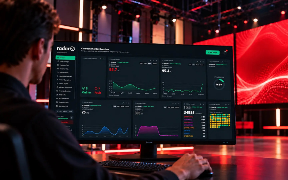 Axion testet seine Radar-Plattform (Bild: Axion Displays)