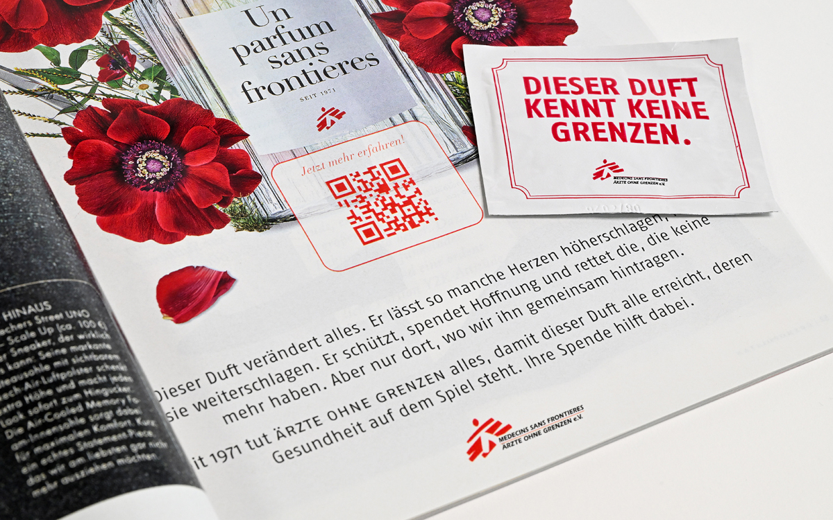 Desinfektionsmittelprobe im Parfumgewand (BIld: Mediaplus)