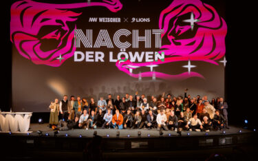 Gruppenbild der deutschen Cannes-Lions-Gewinner 2026 (Foto: Weischer)