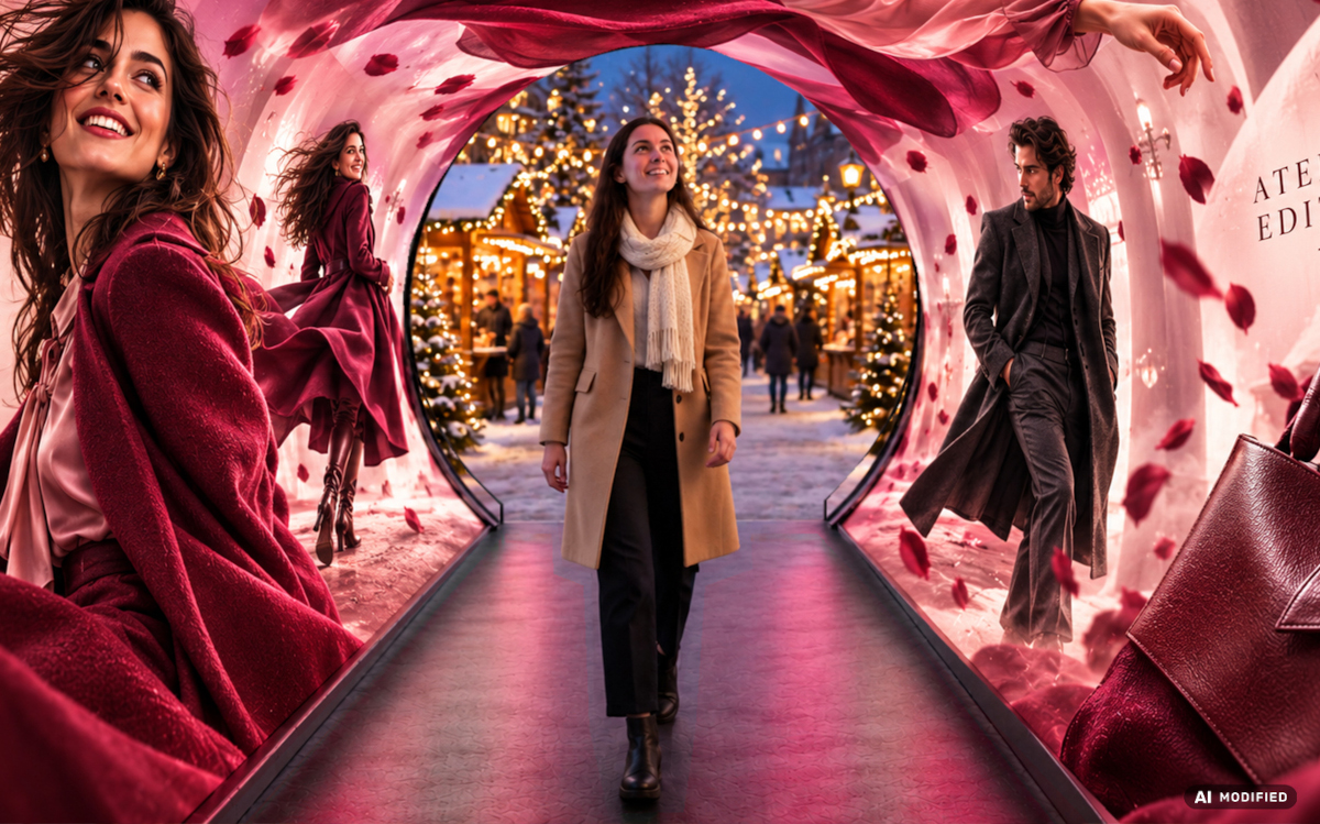 So visualisiert Blowup Media den geplanten LED-Tunnel. (Bild: AI-generiert/blowUP)