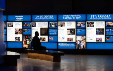 Im neuen Präsidentenmuseum in Chicago laufen Displays, Projektionen und Audio über Mediaserver aus Österreich. (Foto: The Obama Foundation)