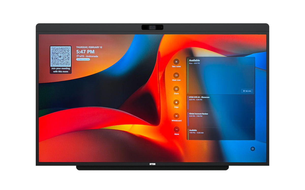 DTEN adressiert mit dem D7X AI Unternehmen, die nach dem Aus des Surface Hub neue Hardware für ihre Teams-Räume suchen. (Foto: DTEN)