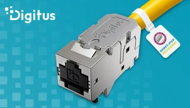 Das geschirmte Keystone-Modul DN-93625 von Digitus ist für Kategorie-6A-Netze und Power over Ethernet ausgelegt.(Foto: ASSMANN Electronic)