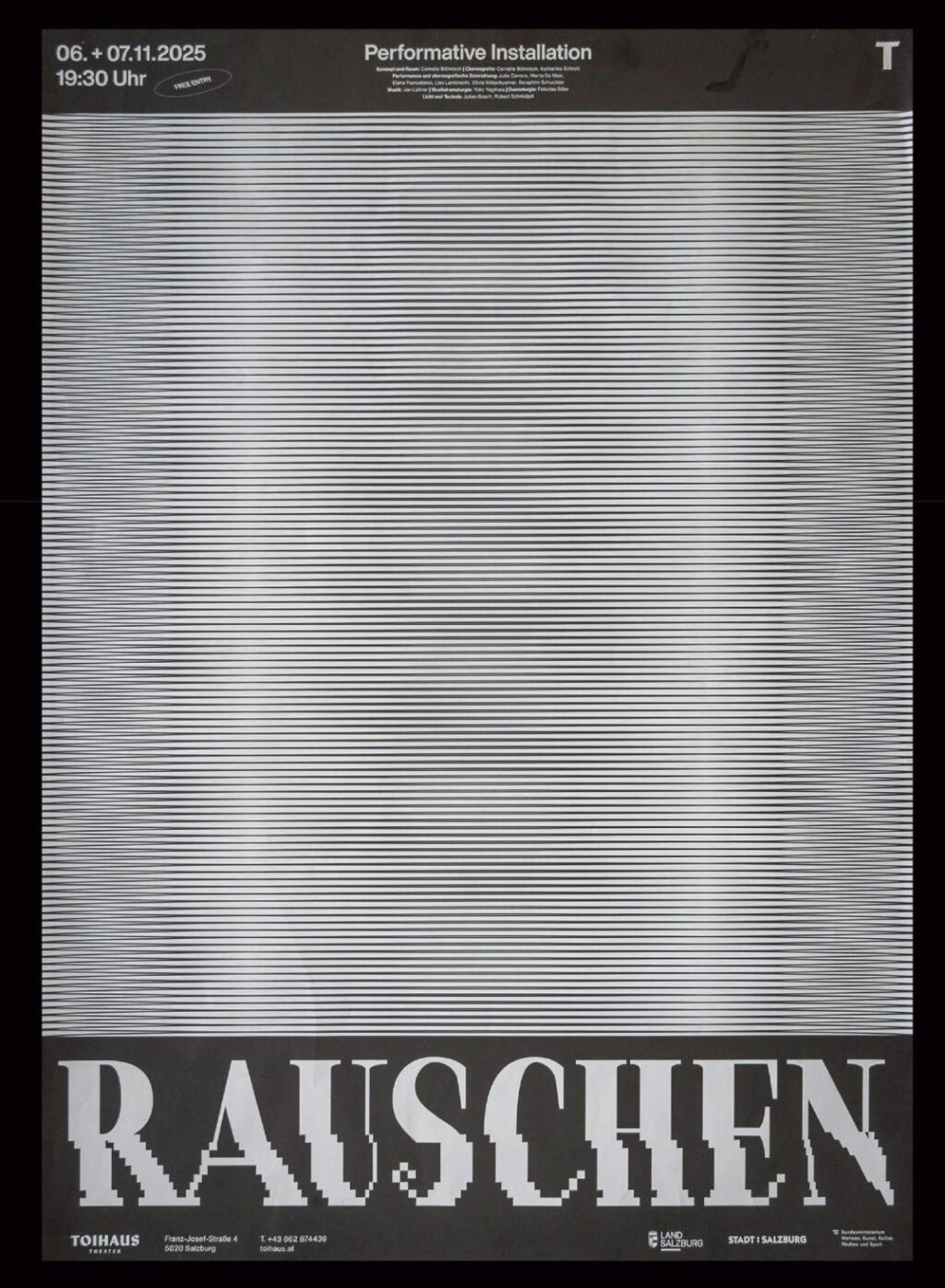 Das Siegermotiv des Toihaus Theater Salzburg (Grafikdesign: Nicola Lieser)