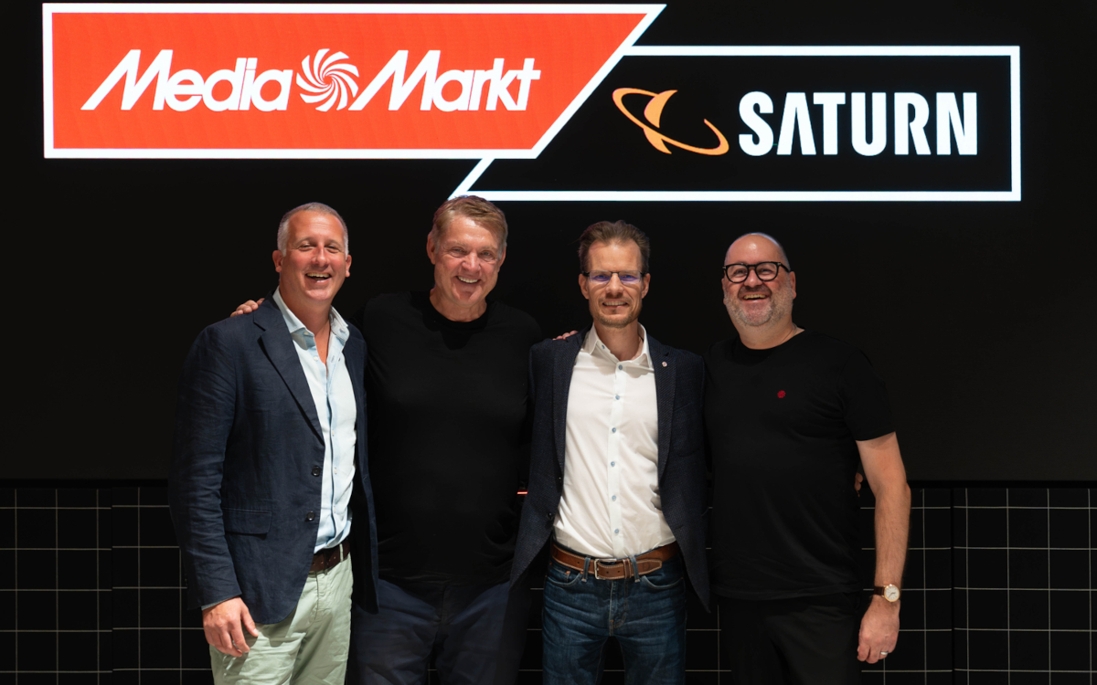 Von links: Carsten Schwecke, Torsten Ahlers, Boris Prondzinski und Michael Schuld (Foto: MediaMarktSaturn)